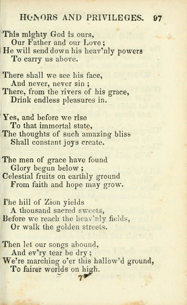 Psalms, Hymns and Spiritual Songs, Original and Selected. (14th stereotype ed.) page 97