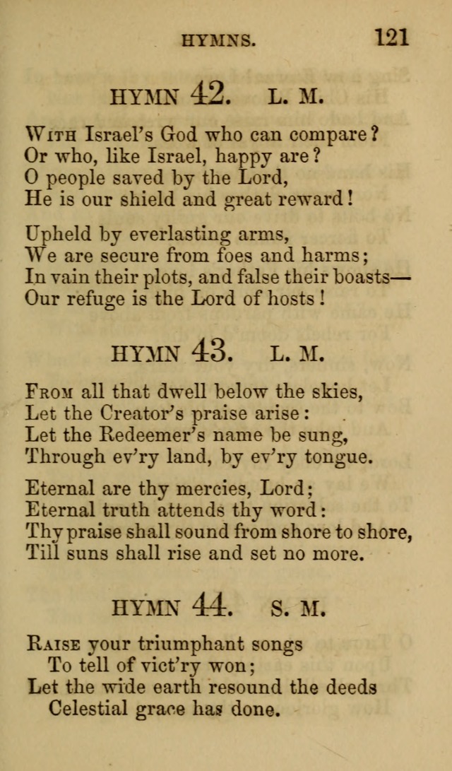 Psalms, Hymns and Spiritual Songs, Original and Selected. (7th ed.) page 121