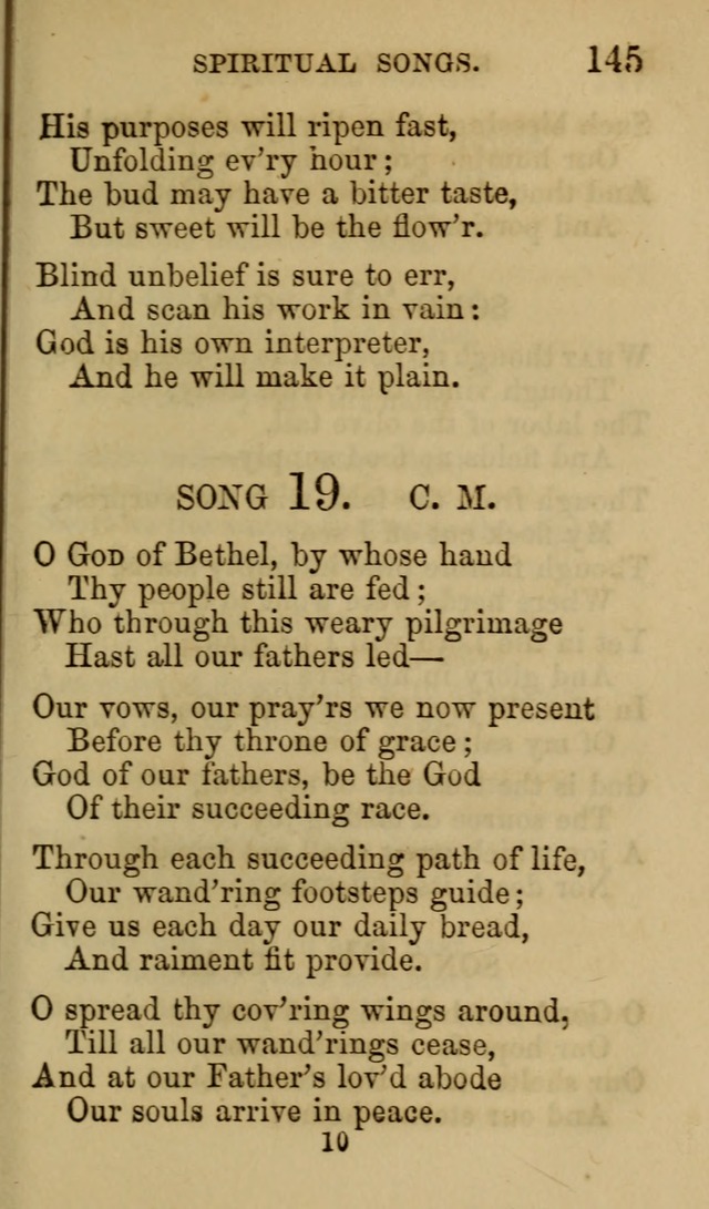 Psalms, Hymns and Spiritual Songs, Original and Selected. (7th ed.) page 145