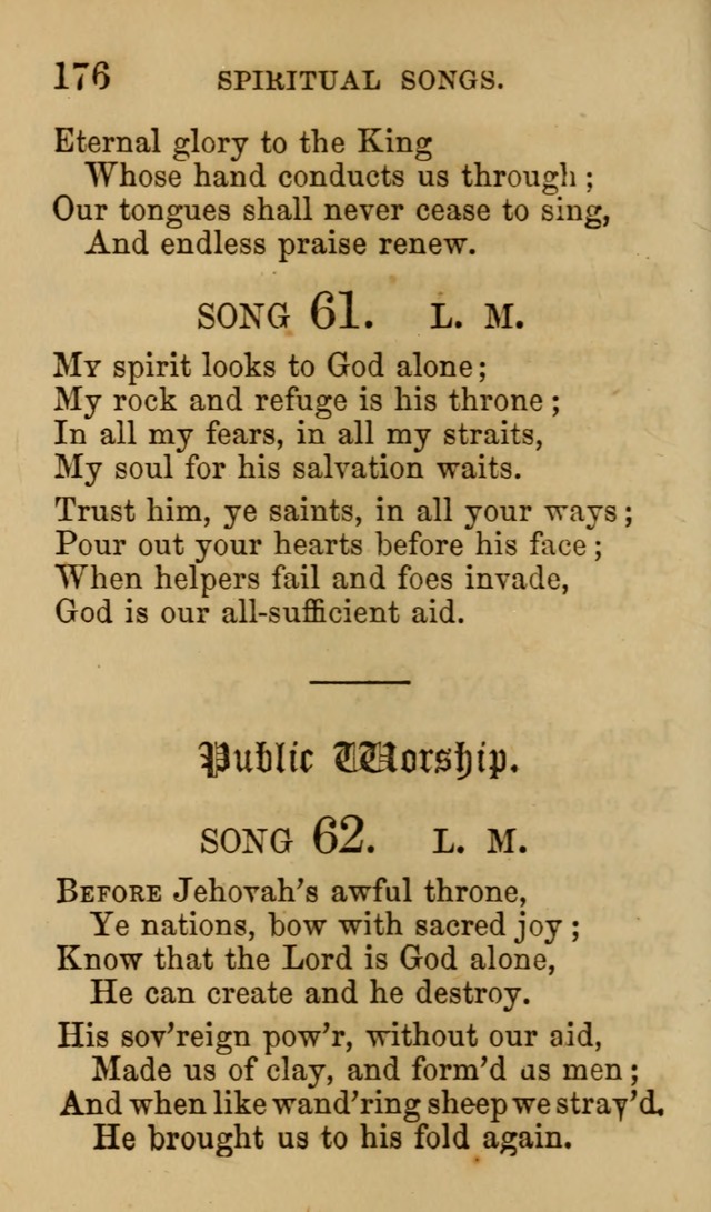 Psalms, Hymns and Spiritual Songs, Original and Selected. (7th ed.) page 176