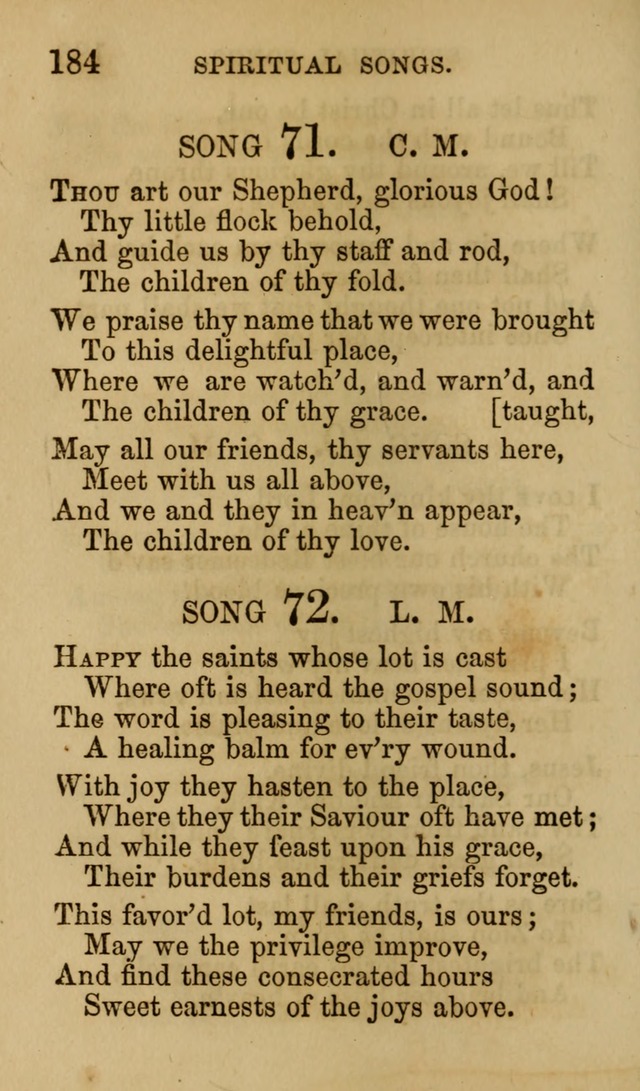 Psalms, Hymns and Spiritual Songs, Original and Selected. (7th ed.) page 184