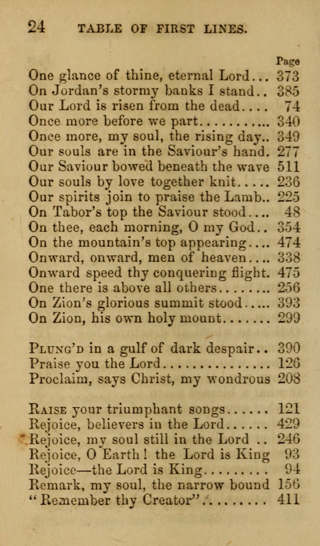 Psalms, Hymns and Spiritual Songs, Original and Selected. (7th ed.) page 24