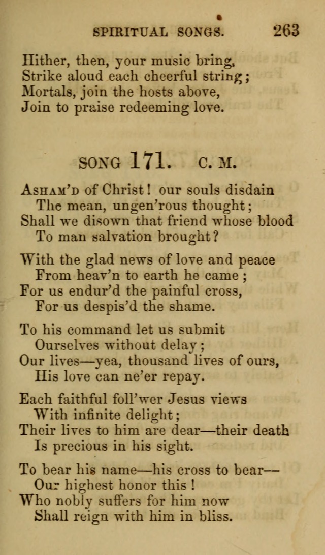 Psalms, Hymns and Spiritual Songs, Original and Selected. (7th ed.) page 263