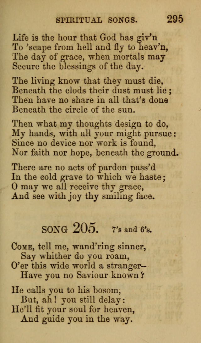 Psalms, Hymns and Spiritual Songs, Original and Selected. (7th ed.) page 295