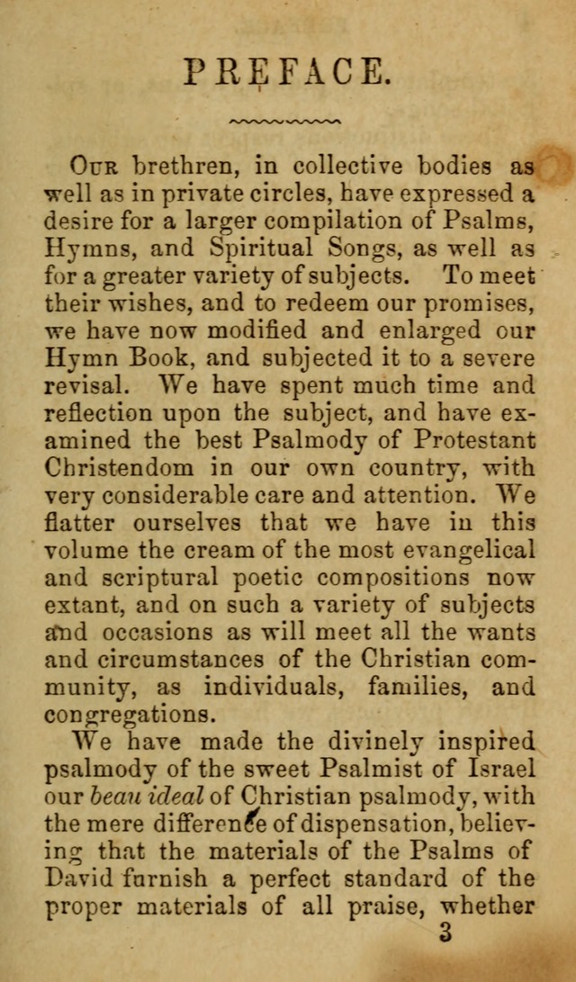 Psalms, Hymns and Spiritual Songs, Original and Selected. (7th ed.) page 3