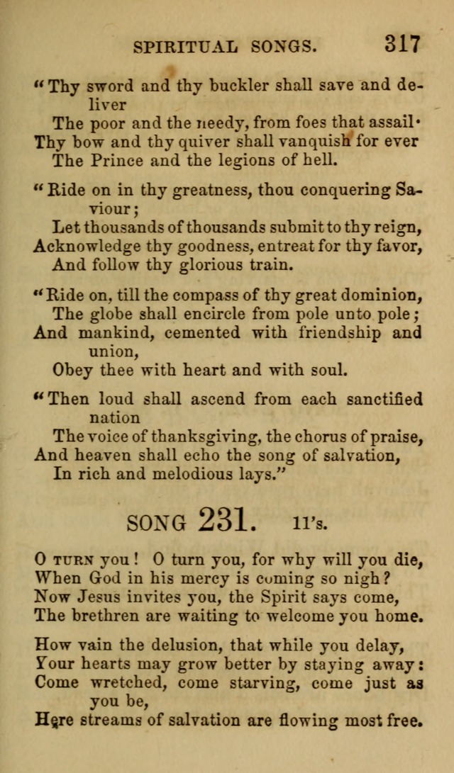 Psalms, Hymns and Spiritual Songs, Original and Selected. (7th ed.) page 317