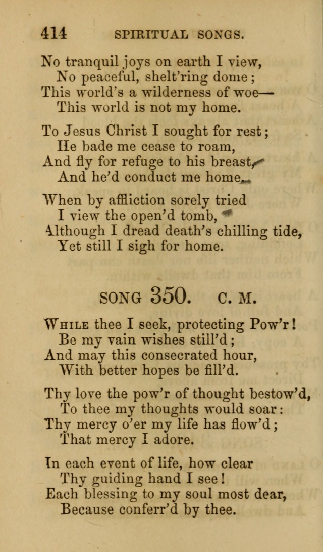 Psalms, Hymns and Spiritual Songs, Original and Selected. (7th ed.) page 414