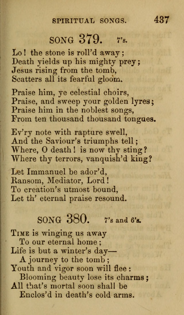 Psalms, Hymns and Spiritual Songs, Original and Selected. (7th ed.) page 437