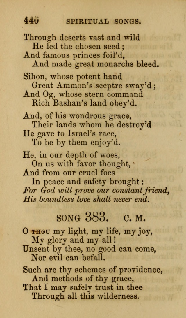 Psalms, Hymns and Spiritual Songs, Original and Selected. (7th ed.) page 440