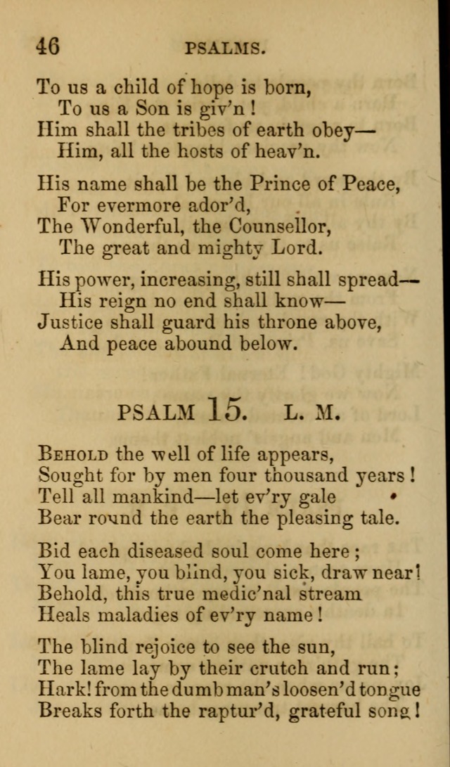 Psalms, Hymns and Spiritual Songs, Original and Selected. (7th ed.) page 46