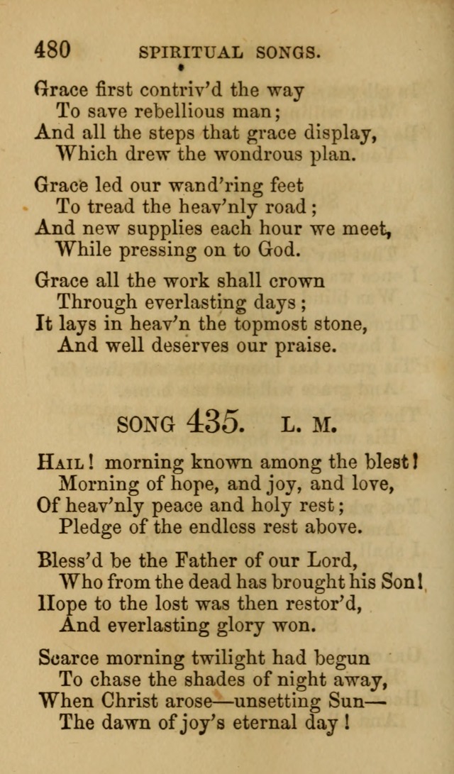 Psalms, Hymns and Spiritual Songs, Original and Selected. (7th ed.) page 480