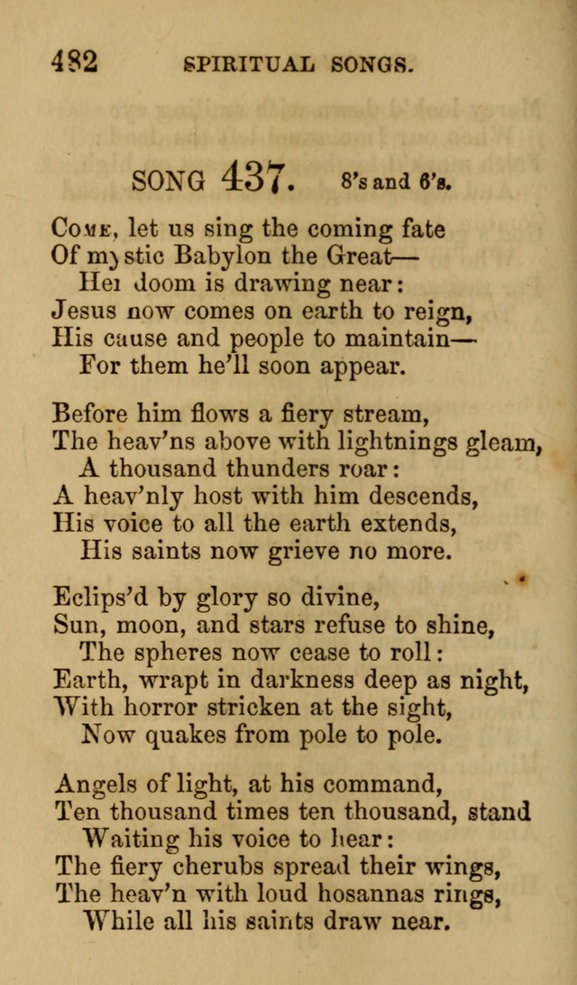 Psalms, Hymns and Spiritual Songs, Original and Selected. (7th ed.) page 482
