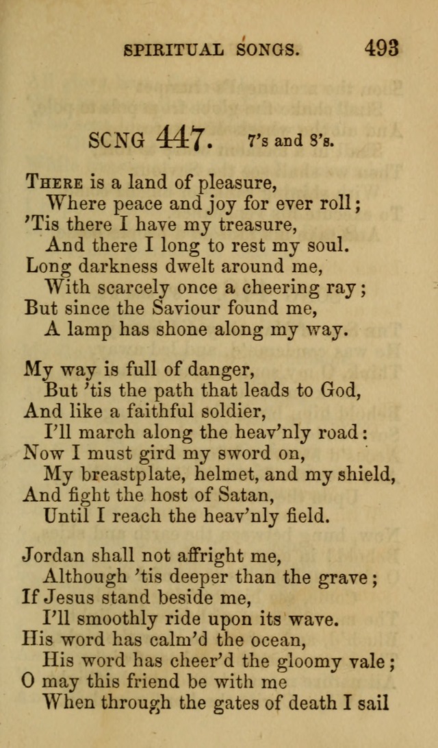 Psalms, Hymns and Spiritual Songs, Original and Selected. (7th ed.) page 493