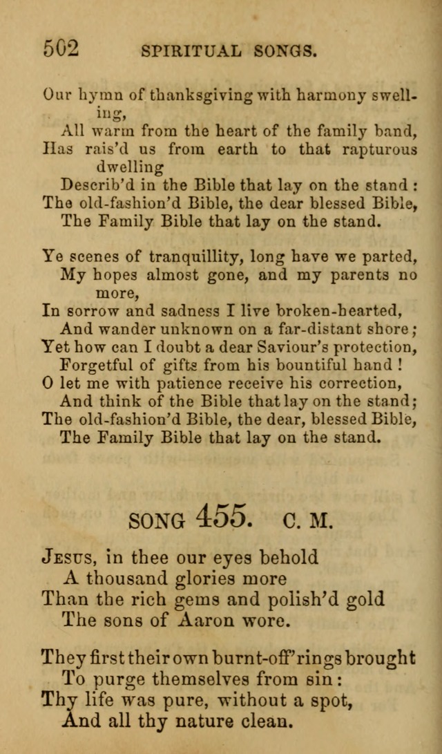 Psalms, Hymns and Spiritual Songs, Original and Selected. (7th ed.) page 502