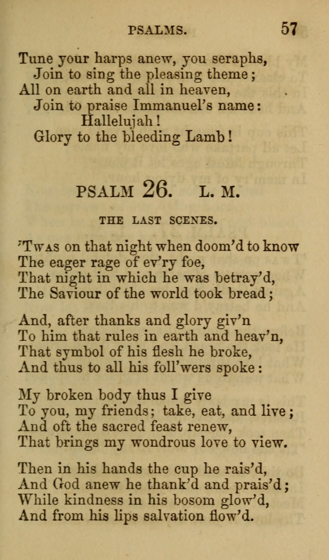 Psalms, Hymns and Spiritual Songs, Original and Selected. (7th ed.) page 57