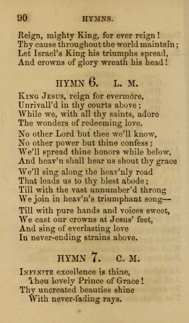 Psalms, Hymns and Spiritual Songs, Original and Selected. (7th ed.) page 90