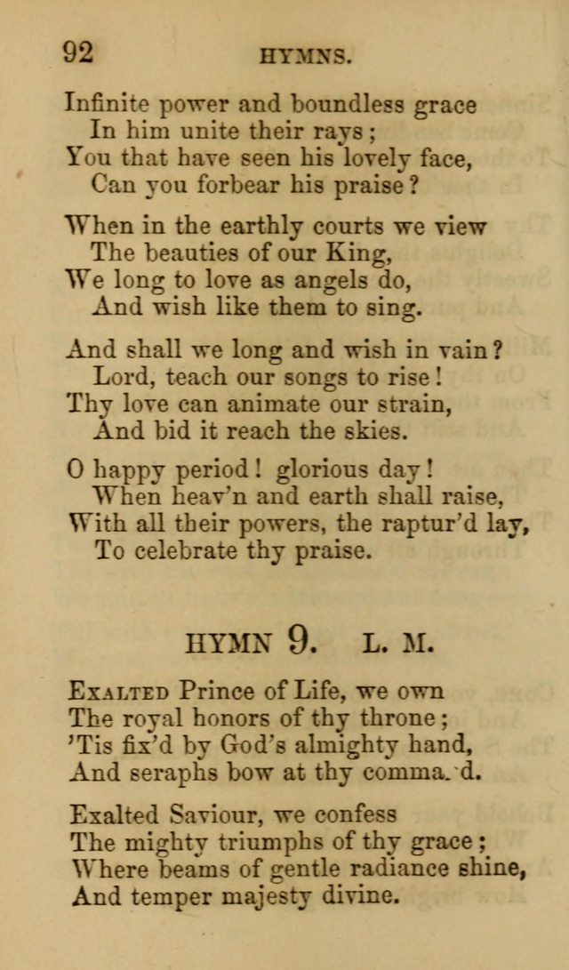 Psalms, Hymns and Spiritual Songs, Original and Selected. (7th ed.) page 92