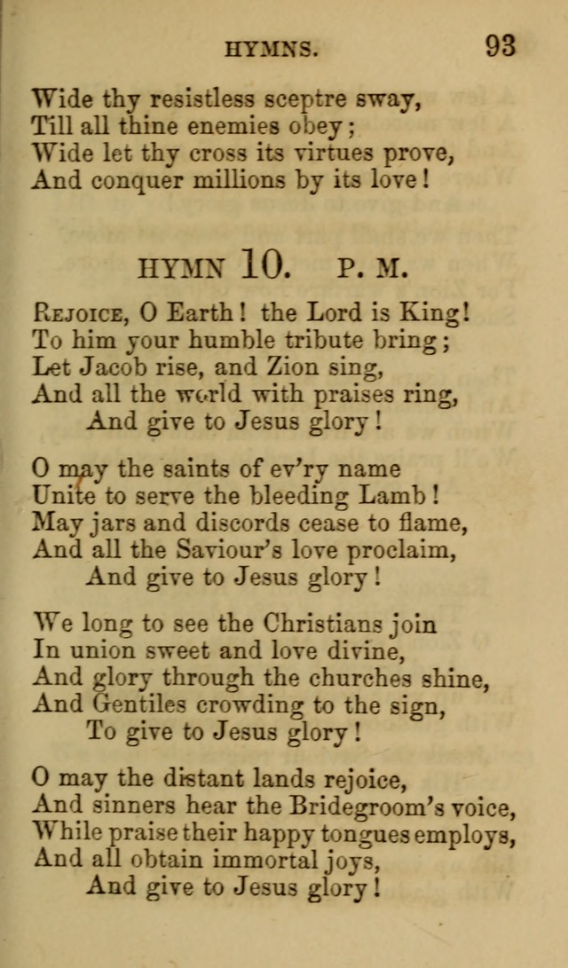Psalms, Hymns and Spiritual Songs, Original and Selected. (7th ed.) page 93