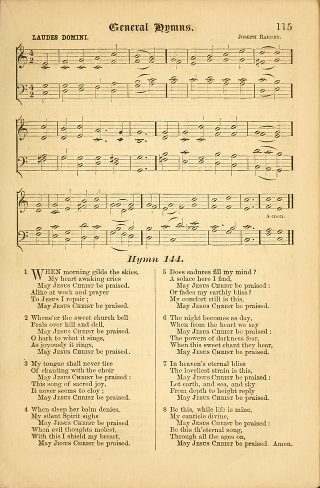 The Parish hymnal: for "The service of song in the House of the Lord" page 122