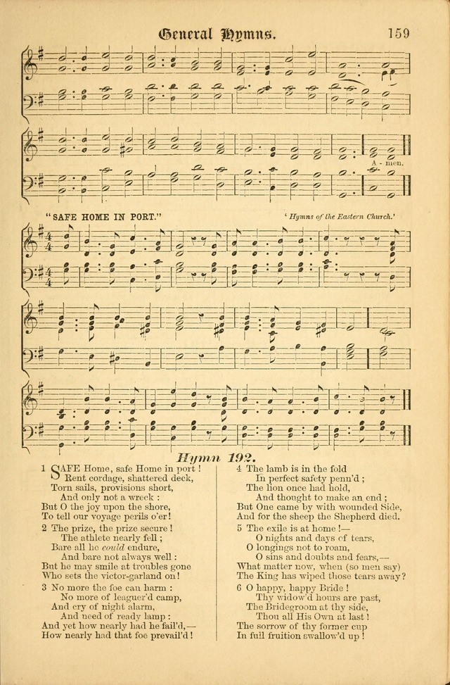 The Parish hymnal: for "The service of song in the House of the Lord" page 166