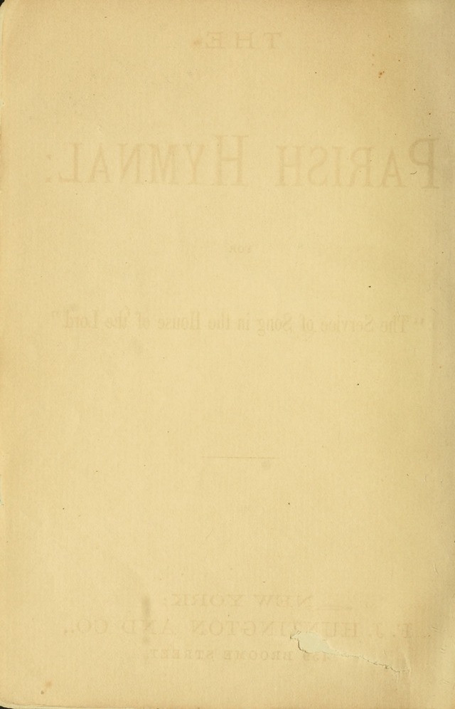 The Parish hymnal: for "The service of song in the House of the Lord" page 7