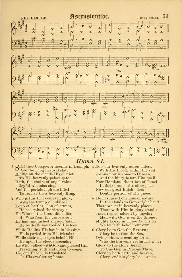 The Parish hymnal: for "The service of song in the House of the Lord" page 76