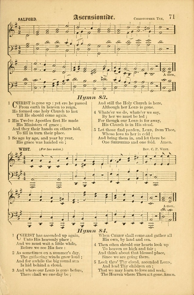 The Parish hymnal: for "The service of song in the House of the Lord" page 78