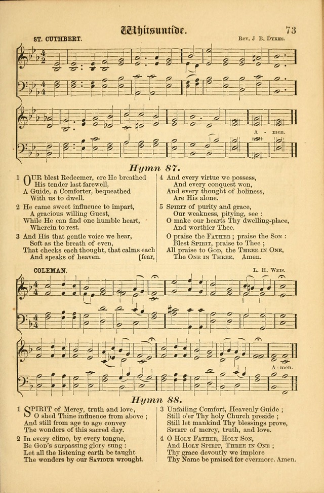 The Parish hymnal: for "The service of song in the House of the Lord" page 80