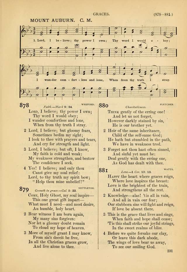 Psalms and Hymns and Spiritual Songs: a manual of worship for the church of Christ page 331
