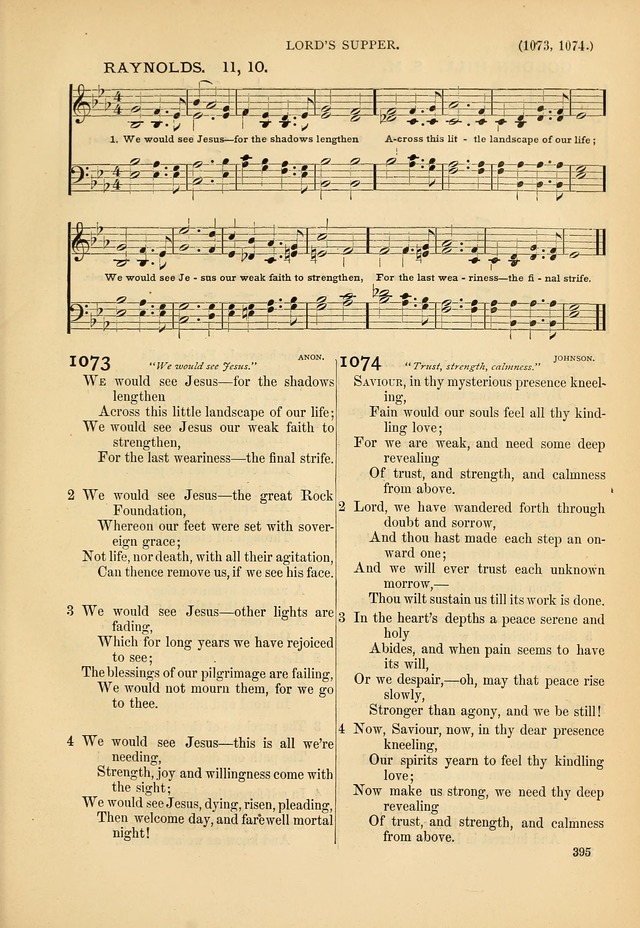 Psalms and Hymns and Spiritual Songs: a manual of worship for the church of Christ page 395