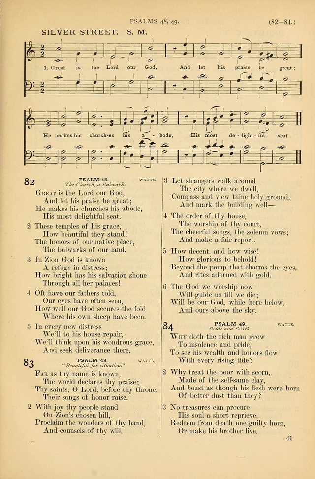 Psalms and Hymns and Spiritual Songs: a manual of worship for the church of Christ page 41