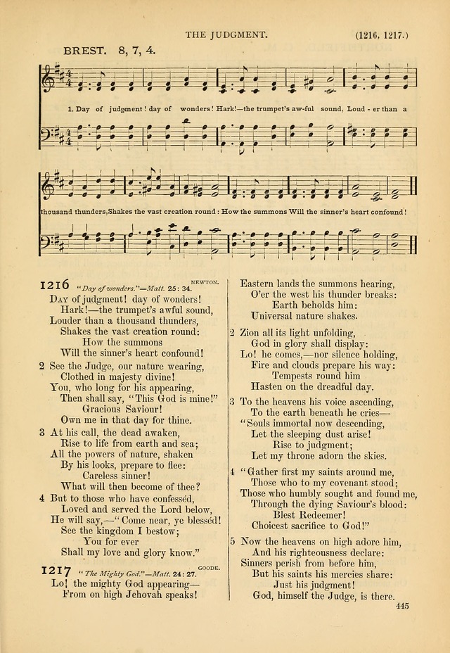 Psalms and Hymns and Spiritual Songs: a manual of worship for the church of Christ page 445
