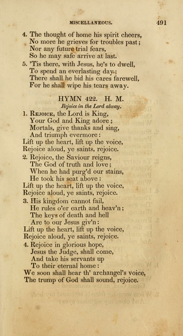 Psalms and Hymns, for the Use of the German Reformed Church, in the United States of America. (2nd ed.) page 494