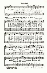 I Know My Name Is There Hymnary Org i know my name is there hymnary org