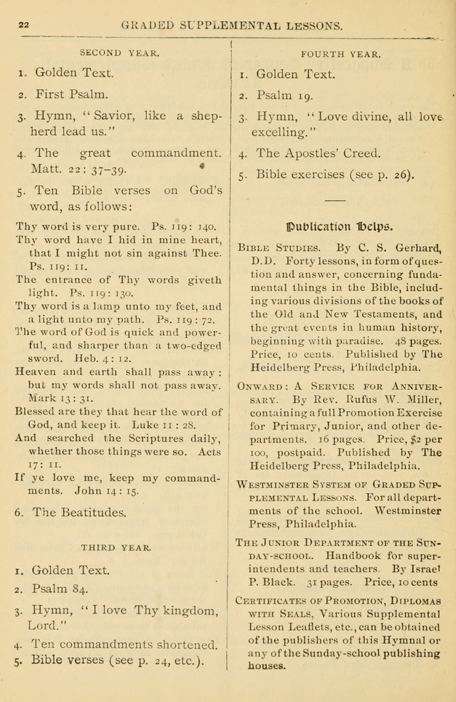The Primary and Junior Hymnal page 274