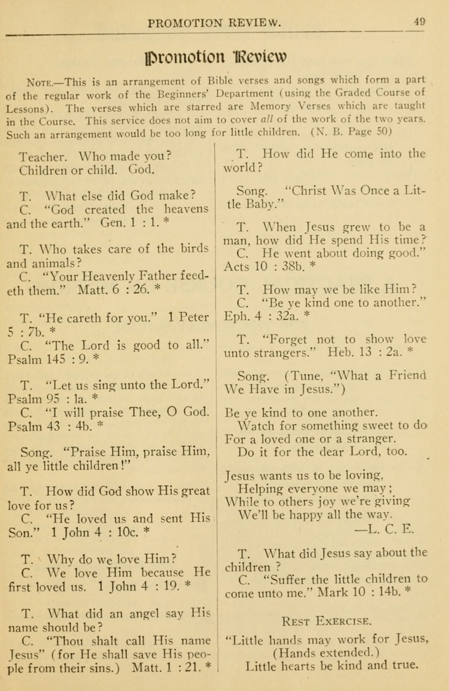 The Primary and Junior Hymnal page 301