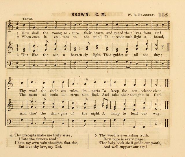 The Presbyterian Juvenile Psalmodist page 113