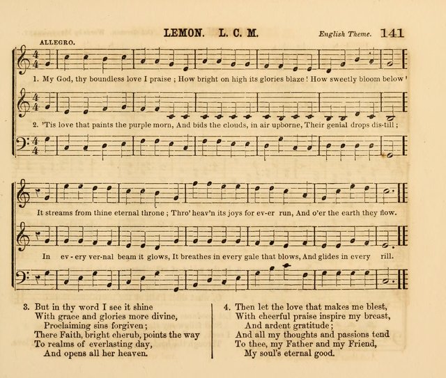 The Presbyterian Juvenile Psalmodist page 141