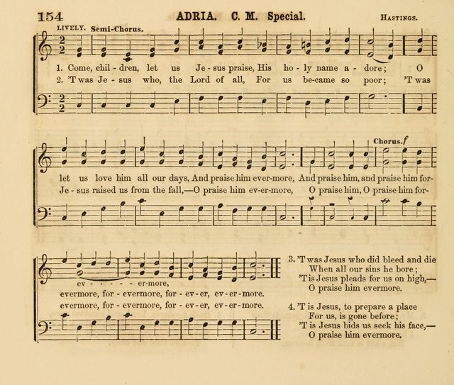The Presbyterian Juvenile Psalmodist page 154