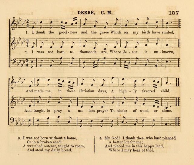 The Presbyterian Juvenile Psalmodist page 157