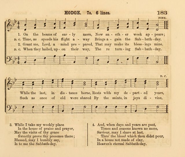 The Presbyterian Juvenile Psalmodist page 183