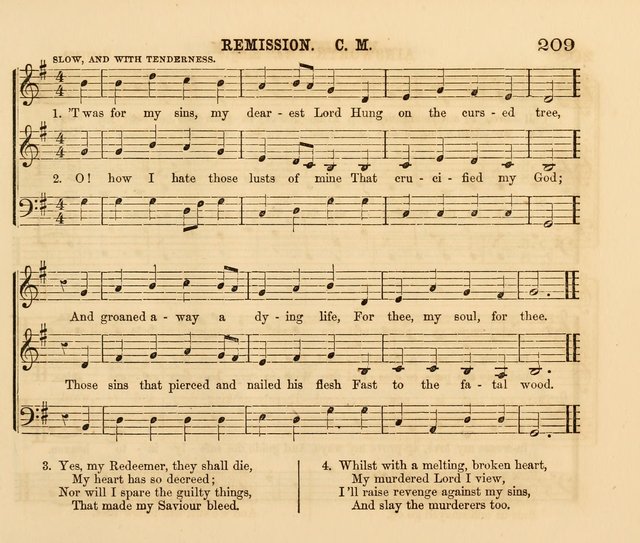 The Presbyterian Juvenile Psalmodist page 209