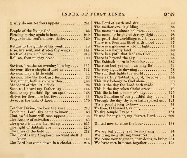 The Presbyterian Juvenile Psalmodist page 255