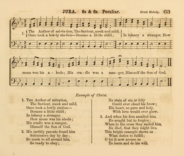 The Presbyterian Juvenile Psalmodist page 63