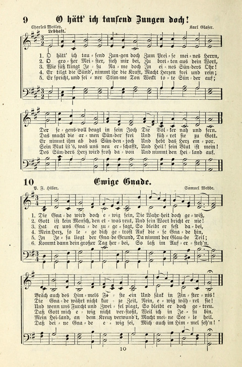 Pilgerklänge: eine Liedersammlung für Erbauungs- und Heilsversammlungen page 8