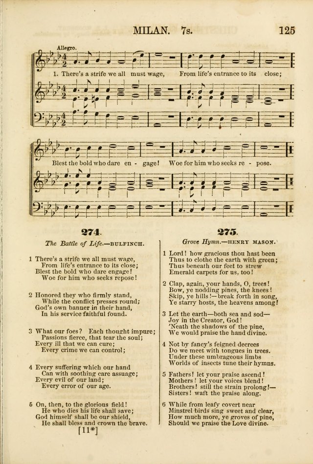 The Psalms of Life: A Compilation of Psalms, Hymns, Chants, Anthems, &c. Embodying the Spiritual, Progressive and Reformatory Sentiment of the Present Age page 125