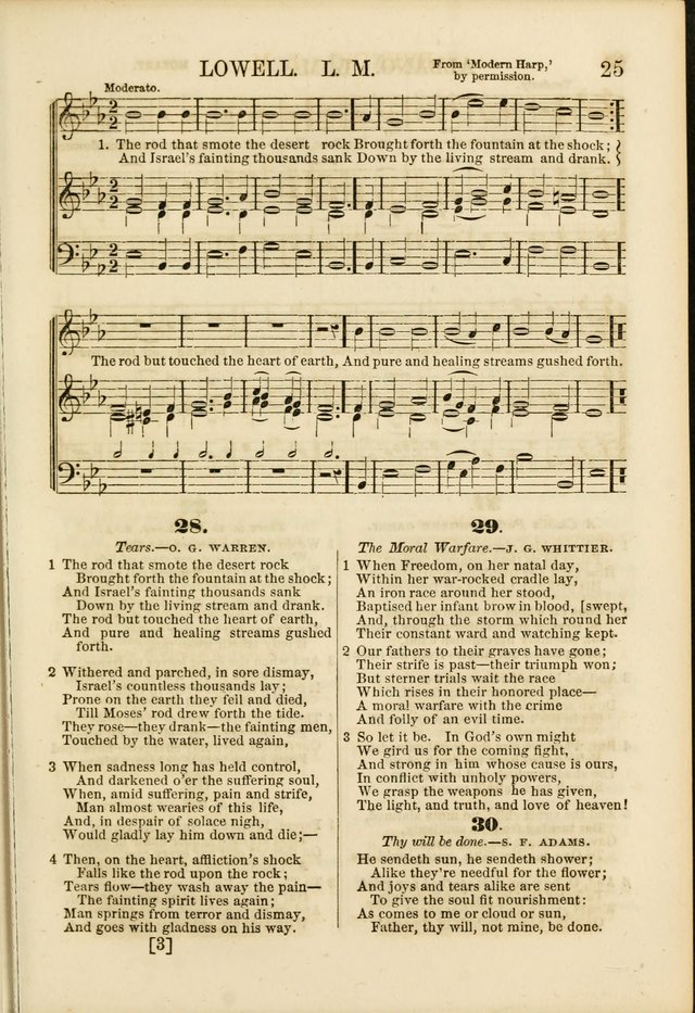 The Psalms of Life: A Compilation of Psalms, Hymns, Chants, Anthems, &c. Embodying the Spiritual, Progressive and Reformatory Sentiment of the Present Age page 25