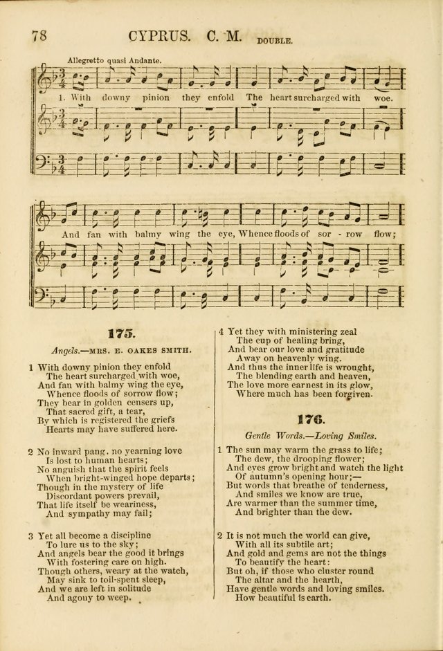 The Psalms of Life: A Compilation of Psalms, Hymns, Chants, Anthems, &c. Embodying the Spiritual, Progressive and Reformatory Sentiment of the Present Age page 78