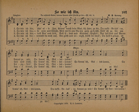 Pilger Lieder: für die Sonntagschule, Erbauungsstunde, Familie, u.s.w. page 101