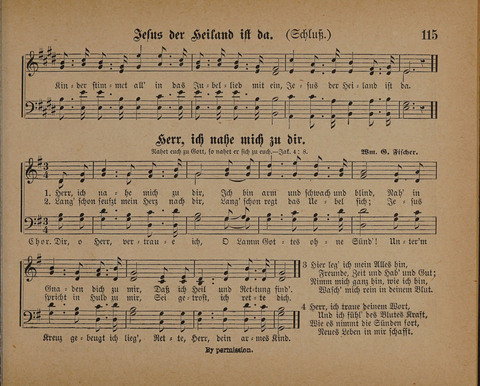 Pilger Lieder: für die Sonntagschule, Erbauungsstunde, Familie, u.s.w. page 115